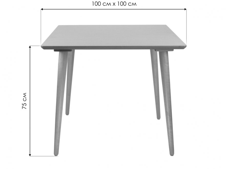 Деревянный стол Монте М 100 венге