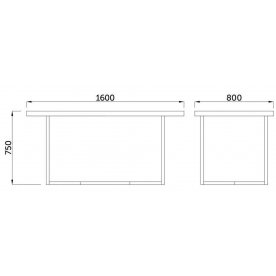 Деревянный стол Мюнхен