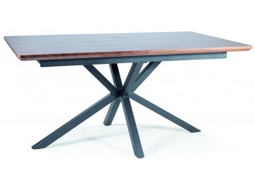 Складной стол Logan 160-200/90/75 орех / черный