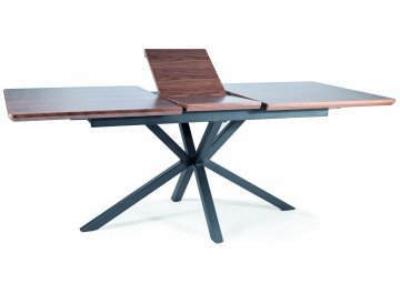 Складной стол Logan 160-200/90/75 орех / черный