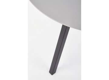 Обеденный стол Balrog Okragly 100/74 светло-серый / черный