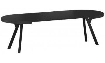 Деревянный стол Domingo 100-250/100/76 дуб натуральный / черный