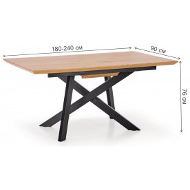 Деревянный стол Capital 180-240/90/76