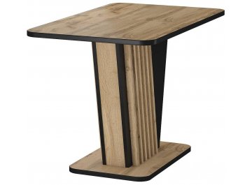 Раздвижной стол Nevio 125-170/75/76 дуб артизан / черный