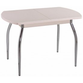 Стол Реал ПО КМ серый / камень 07 / ножка 07 серый