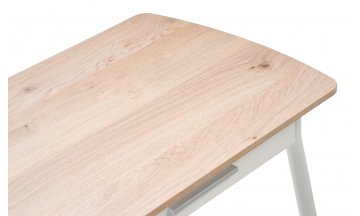 Деревянный стол Ревари эврика / белый