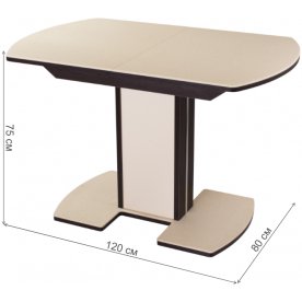 Стол на тумбе Румба ПО-1 05-1