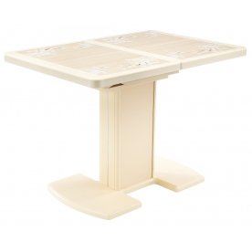 Стол Шарди ПР крем / плитка 42 / ножка 05 крем
