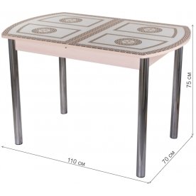 Стеклянный стол Танго ПО 02