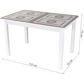 Стеклянный стол Танго ПР 04