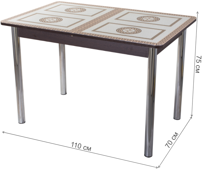 Стол Танго ПР венге ст-71 / ножка 02