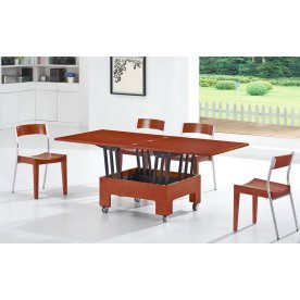 Стол-трансформер B2202 вишня шпон