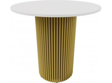 Обеденный стол Trubis Wood 80x75x80 белый