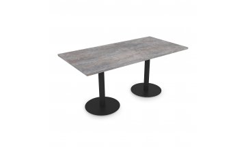 Обеденный стол VAST-120 basalt/черный