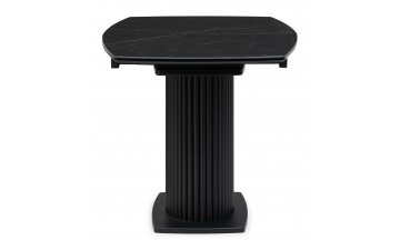 Керамический стол Фестер 140 черный мрамор / черный