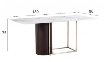 Керамический стол 76AR-21100 180х90х75