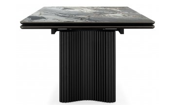 Керамический стол Мален 240x110 mineral stone baldoser / черный