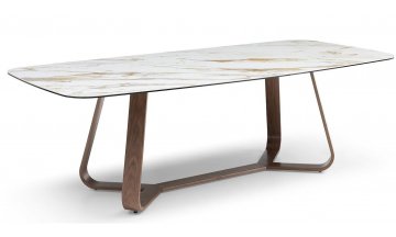 Керамический стол DT2336 белая керамика