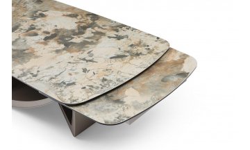 Керамический стол DT2407 серый металлик