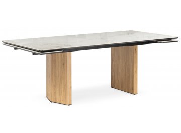 Керамический стол Монерон brecha crema elegance / дуб монтана