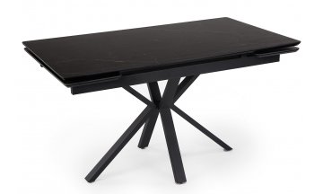 Керамический стол Старлайт 120 (180) х 80 shakespeare black / черный