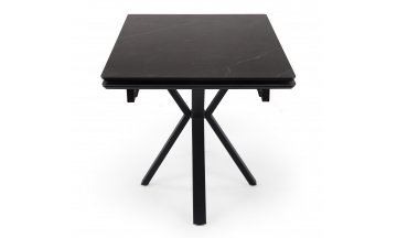 Керамический стол Старлайт 120 (180) х 80 shakespeare black / черный