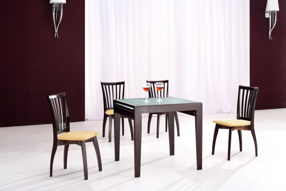 (НЕАКТИВЕН) Обеденная группа "cтол 31098 и 4 стула 9927 венге" (ES)