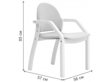 Стол складной Брамос К 100 / Джуно слоновая кость / синий