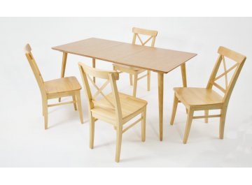 Стол складной Монте Ингольф 120 натуральное дерево / натуральное дерево