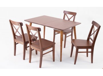 Стол складной Монте Ингольф 120 натуральное дерево / натуральное дерево