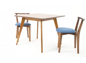 Обеденная группа Сканди Франк М 100 синий / орех