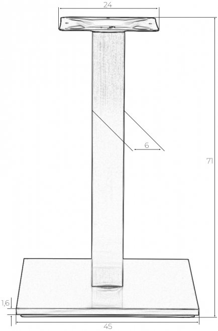 Подстолье обеденное Debra