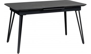 Керамический стол Диего 140x180 Ке темный мрамор