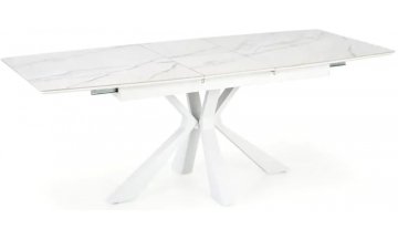 Керамический стол Моне 160 белый мрамор / белый