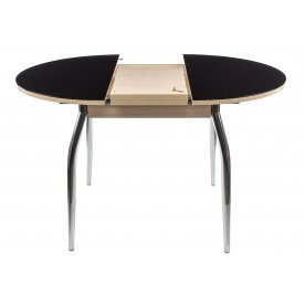 Стол Гала-3 дуб беленый / черный