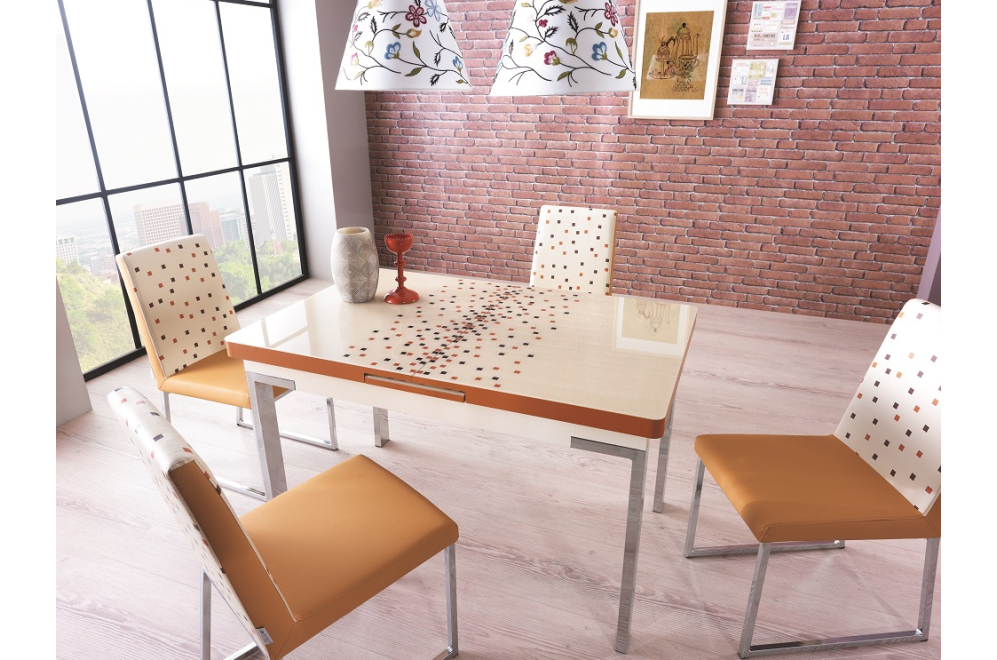 Стол обеденный M21 раскладной cream