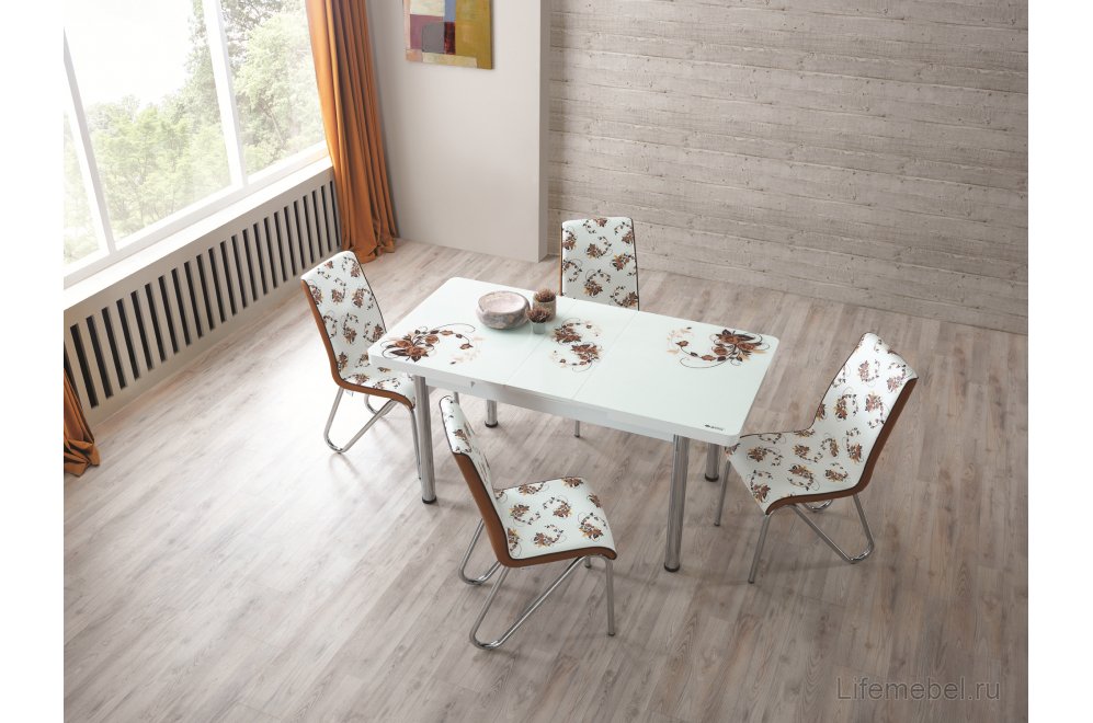 Стол обеденный M28 раскладной brown