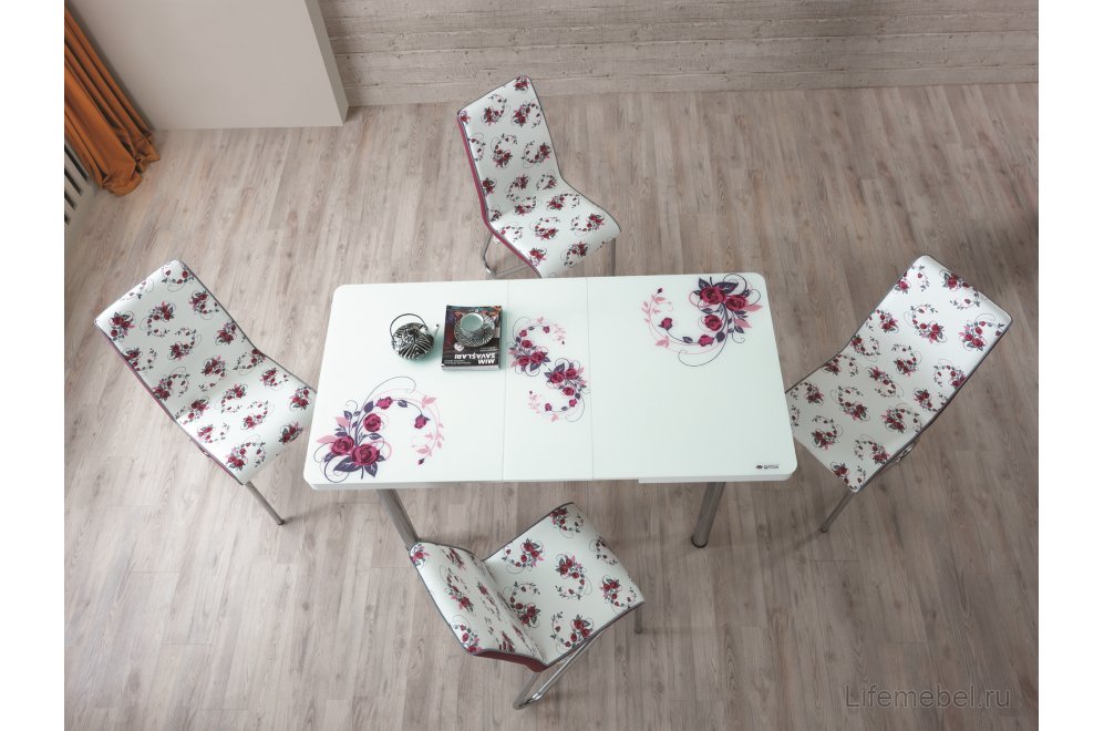 Стол обеденный M28 раскладной damson