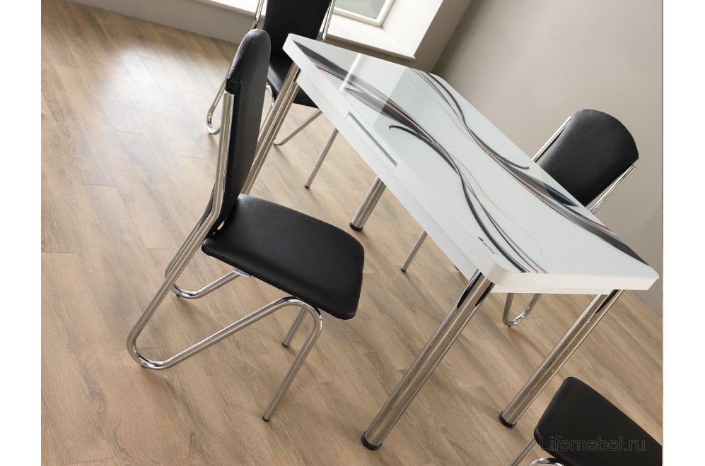 Стол обеденный M43 раскладной black