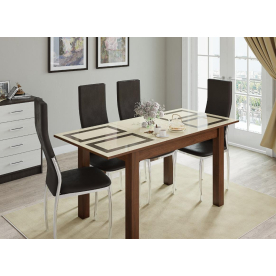 Стеклянный стол Бруно 1100 х 700