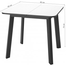 Стеклянный стол Dikline Unis 14