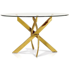 Стеклянный стол Элис