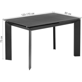 Стеклянный стол New York