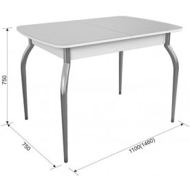 Стеклянный стол Танго