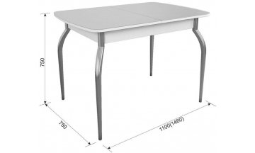 Стеклянный стол Танго