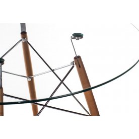 Стеклянный стол Eames PT-151 80