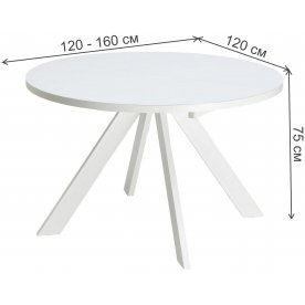 Стекляный стол Монтен