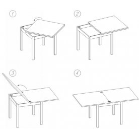 Стол Реал М-2 КМ 04 (6) БЛ 04 БЛ