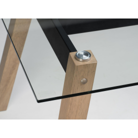 Стол стеклянный Кристалл P186GT-HS237