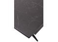 Стол Forio 160 matt black marble sintered stone / black